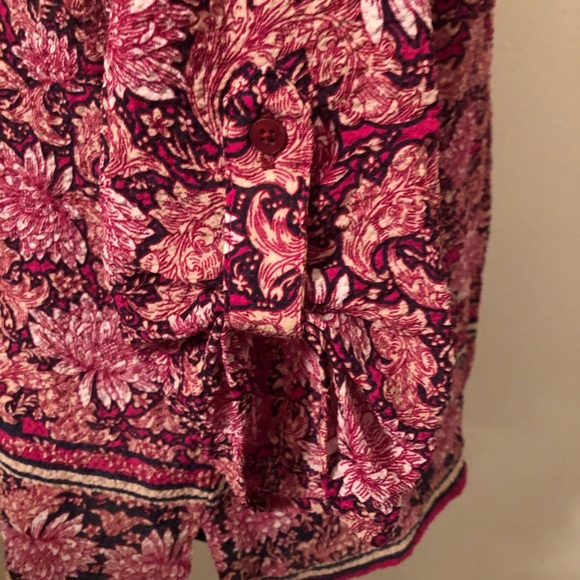 Kim Rogers Collection Fuchsia Floral Blouse - Picture 4 of 8